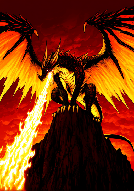 Der Drache Karte