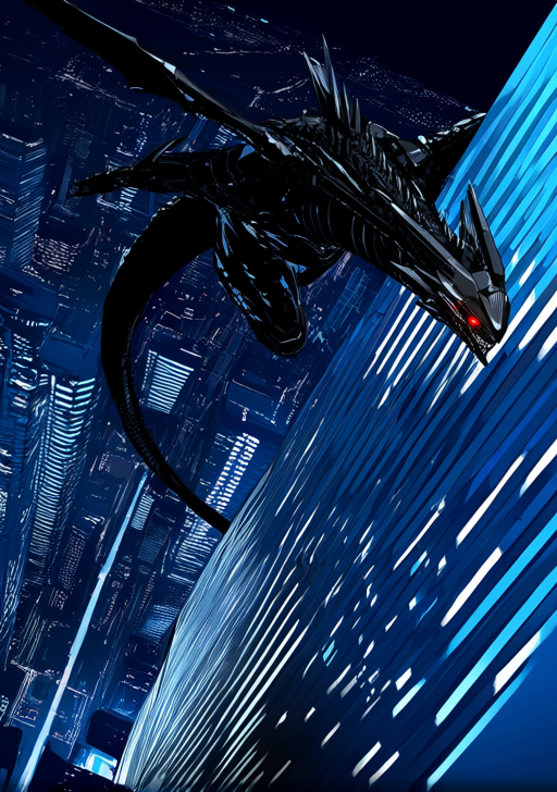 Cyberpunk Dragon